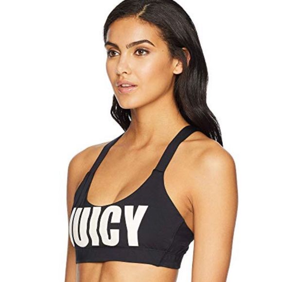 JUICY Couture Cross back Sports Bra - Picture 1 of 3